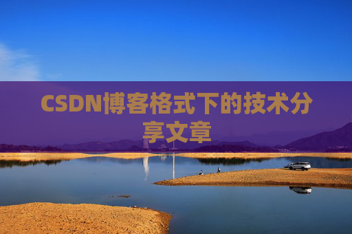CSDN博客格式下的技术分享文章